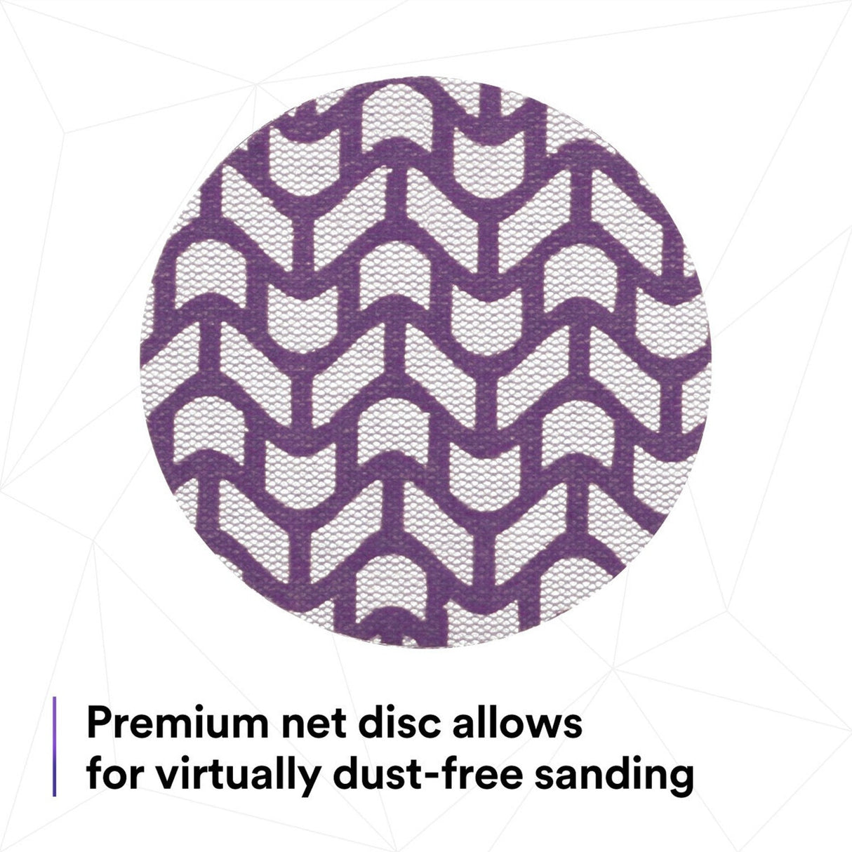 3M 710W Cubitron II Hookit Clean Sanding Net Disc, 240+, 3 in x NH, Die 300V, Purple (7100287826) (300 Pack) - 3