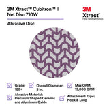 3M 710W Cubitron II Hookit Net Disc, 120+, Purple, 3 in x NH, Die 300V (7100287828) (300 Pack) - 2