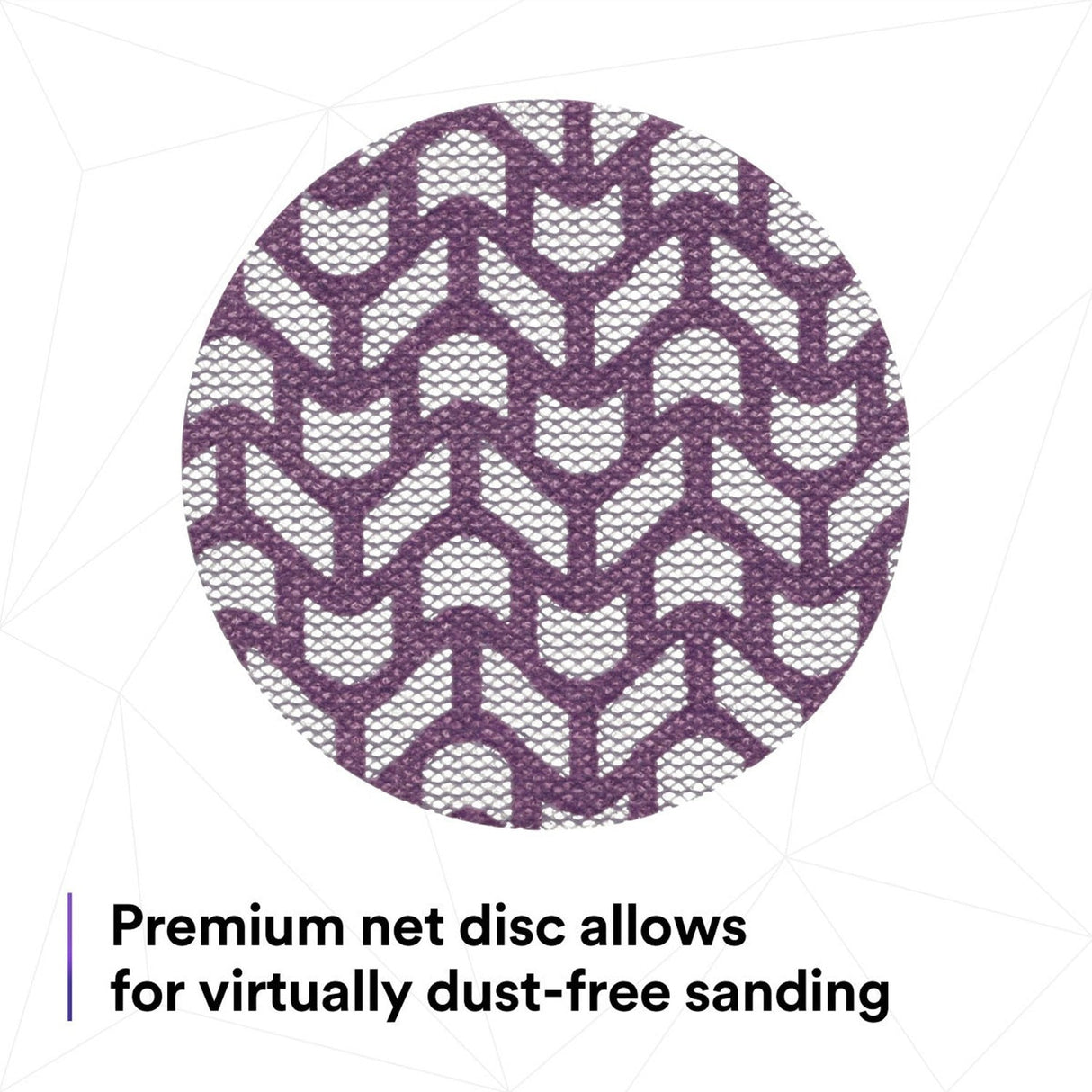 3M 710W Cubitron II Hookit Net Disc, 120+, Purple, 3 in x NH, Die 300V (7100287828) (300 Pack) - 3