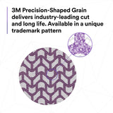 3M 710W Cubitron II Hookit Net Disc, 120+, Purple, 3 in x NH, Die 300V (7100287828) (300 Pack) - 6