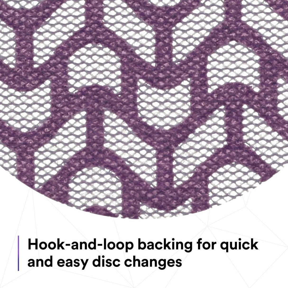 3M 710W Cubitron II Hookit Net Disc, 120+, Purple, 3 in x NH, Die 300V (7100287828) (300 Pack) - 9