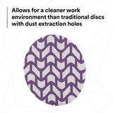 3M 710W Xtract Hookit Cubitron II Net Disc 220+ Purple 3 in 300V (7100287829) (300 Pack) - 8