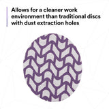 3M 710W Xtract Hookit Net Disc, 150+, 3 in x NH, Die 300V, Purple (7100287831) (300 Pack) - 8