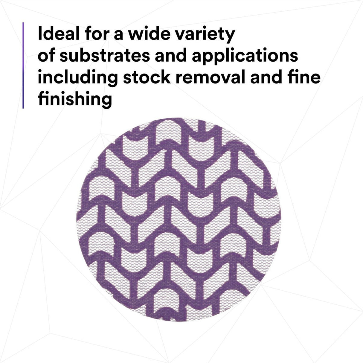 3M 710W Xtract Hookit Net Disc, 150+, 3 in x NH, Die 300V, Purple (7100287831) (300 Pack) - 10
