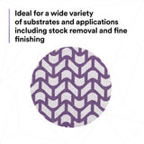 3M 710W Xtract Hookit Net Disc, 150+, 3 in x NH, Die 300V, Purple (7100287831) (300 Pack) - 10