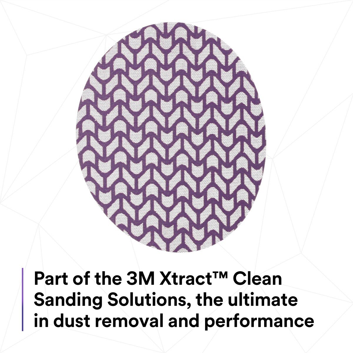 3M 710W Xtract Clean Sanding Cubitron II Net Disc, 240+, Purple, 6 in, Die 600Z, Hook and Loop (7100288132) (300 Pack) - 9