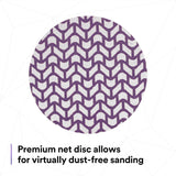 3M 710W Cubitron II Net Disc, 240+, 5 in x NH, Die 500X, Purple, Hook and Loop, Virtually Dust-Free (7100288133) (300 Pack) - 3