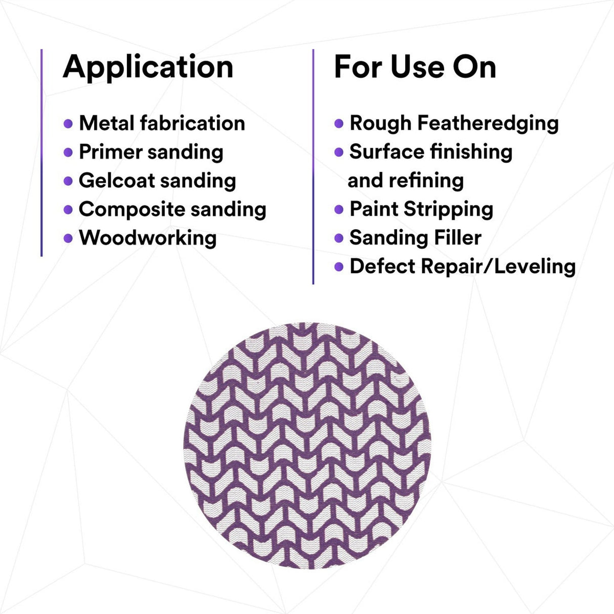 3M 710W Cubitron II Net Disc, 240+, 5 in x NH, Die 500X, Purple, Hook and Loop, Virtually Dust-Free (7100288133) (300 Pack) - 4