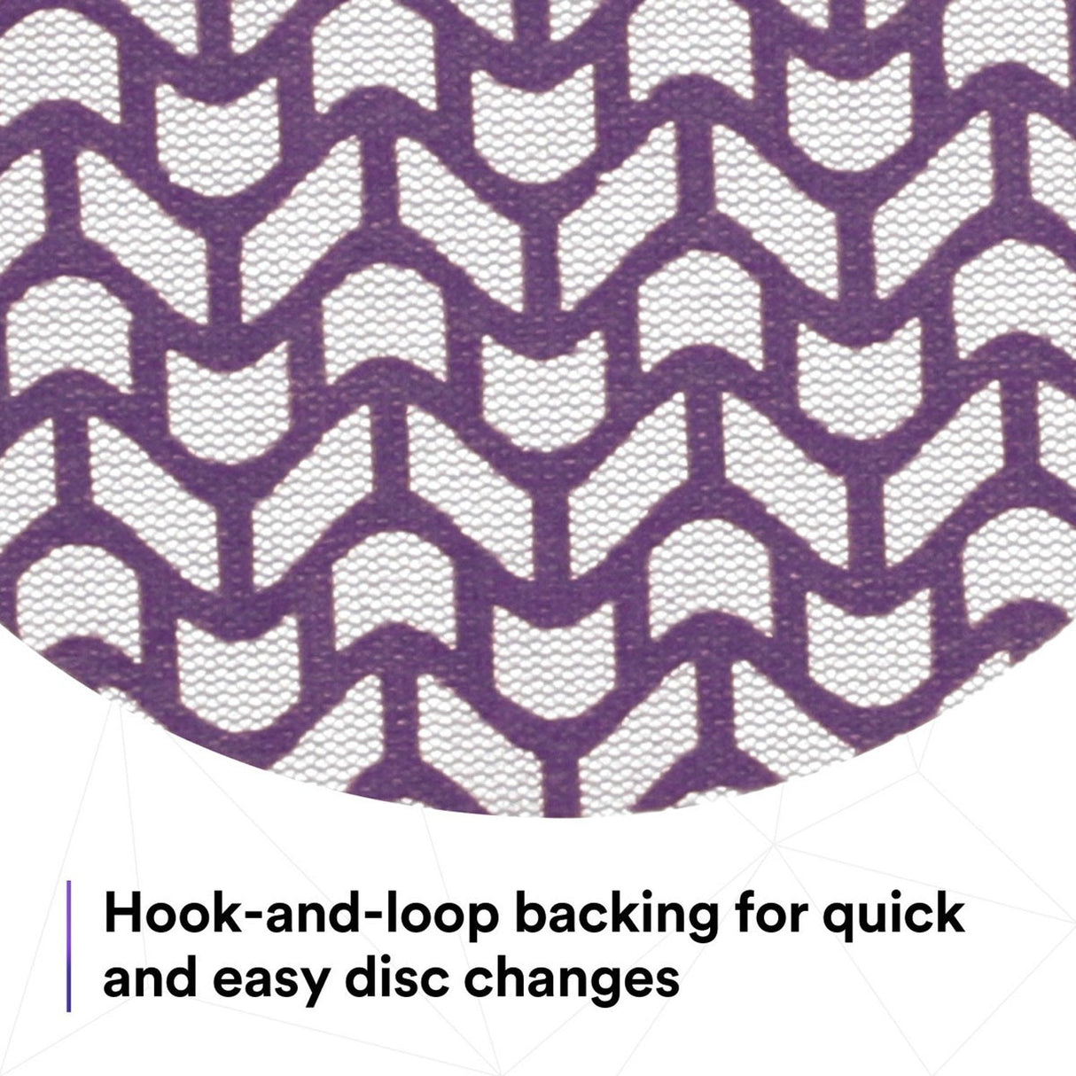 3M 710W Cubitron II Net Disc, 240+, 5 in x NH, Die 500X, Purple, Hook and Loop, Virtually Dust-Free (7100288133) (300 Pack) - 8