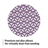 3M 710W Cubitron II Hookit Net Disc, 320+, 5 in x NH, Die 500X, Purple (7100288134) (300 Pack) - 4
