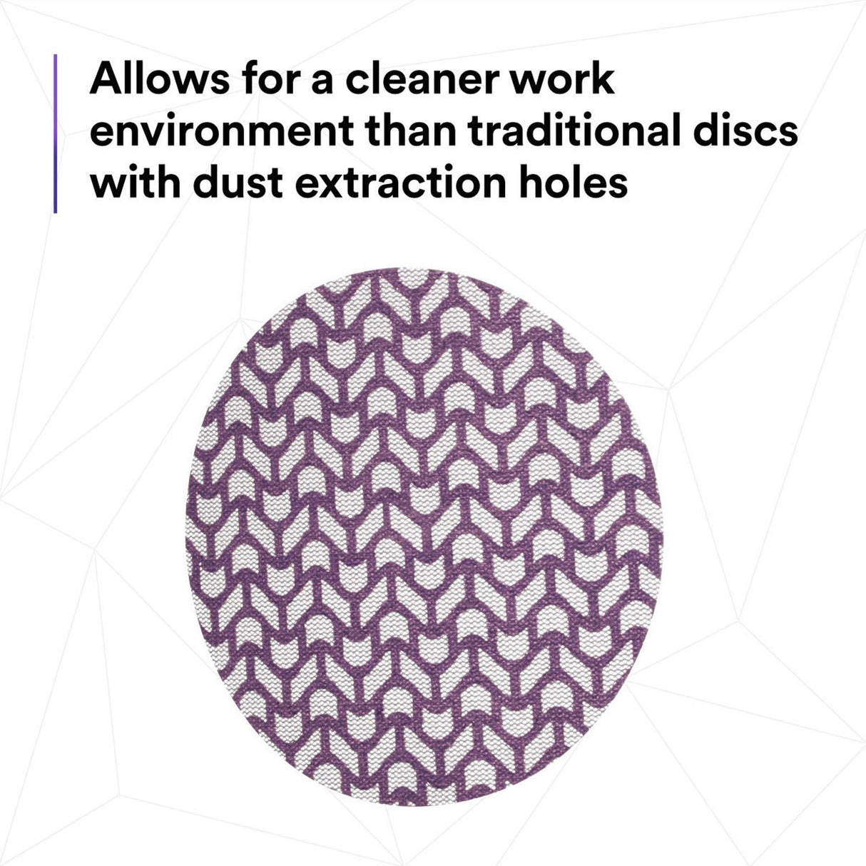 3M 710W 88456 Cubitron II Net Disc, 120+, 6 in x NH, Die 600Z, Hook & Loop, Purple (7100288136) (300 Pack) - 7