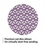 3M 710W Xtract Net Disc, 120+, 5 in x NH, Die 500X, Hook & Loop, Purple (7100288225) (300 Pack) - 4