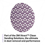 3M 710W Xtract Net Disc, 120+, 5 in x NH, Die 500X, Hook & Loop, Purple (7100288225) (300 Pack) - 7