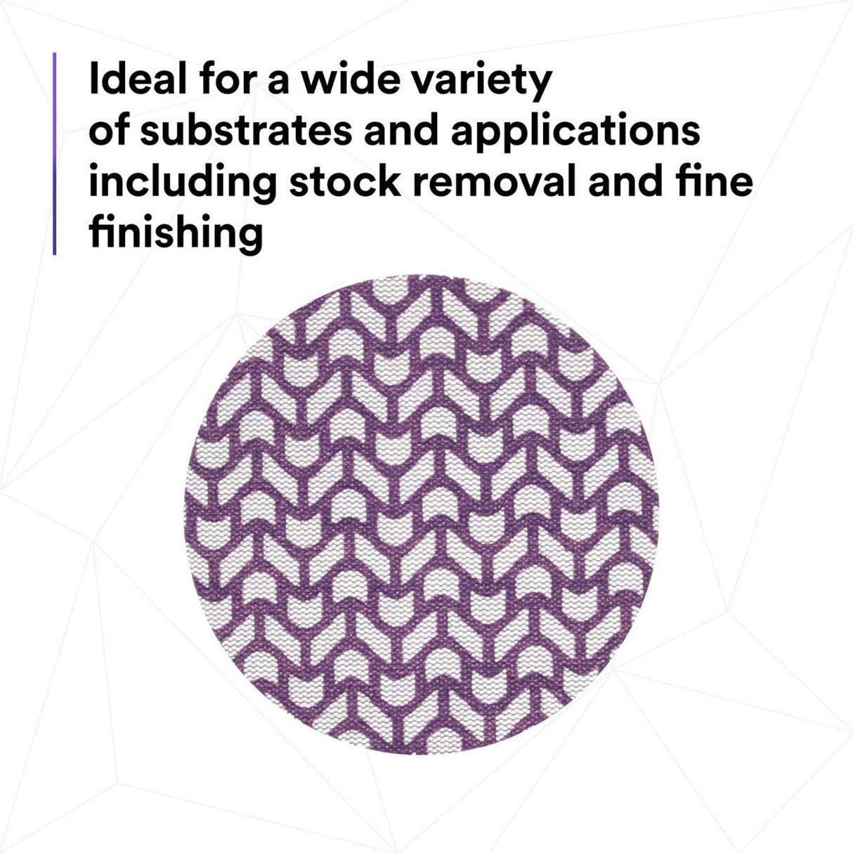 3M 710W Xtract Net Disc, 120+, 5 in x NH, Die 500X, Hook & Loop, Purple (7100288225) (300 Pack) - 10