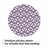 3M 710W Cubitron II Hookit Net Disc, 220+, Purple, 5 in x NH, Die 500X (7100288230) (300 Pack) - 4