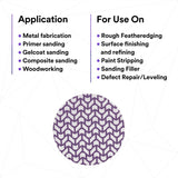 3M 710W 88472 Cubitron II Net Disc, 150+ Grit, Purple, 5 in x NH, Die 500X, Hook and Loop (7100288234) (300 Pack) - 5