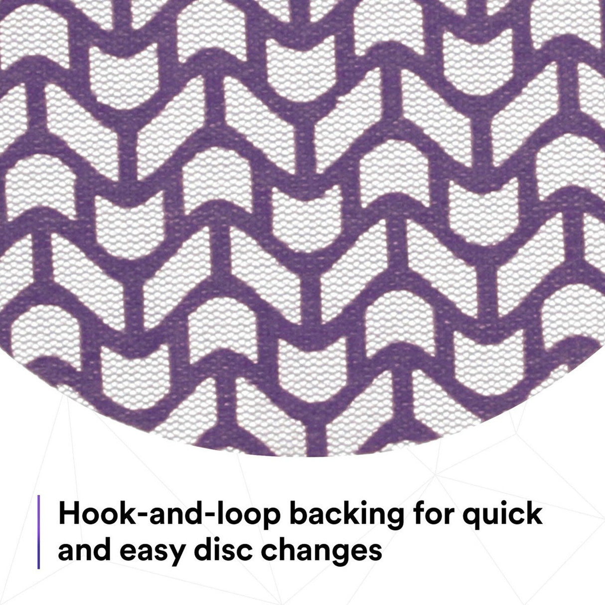 3M 710W 88472 Cubitron II Net Disc, 150+ Grit, Purple, 5 in x NH, Die 500X, Hook and Loop (7100288234) (300 Pack) - 9