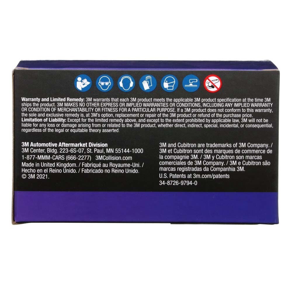 3M 7100291570 Cubitron II Net Disc Roll 31656, Fastest-Cutting, Longest-Lasting, Dust Capture, 6 in, 320+ grade, Discs - 8