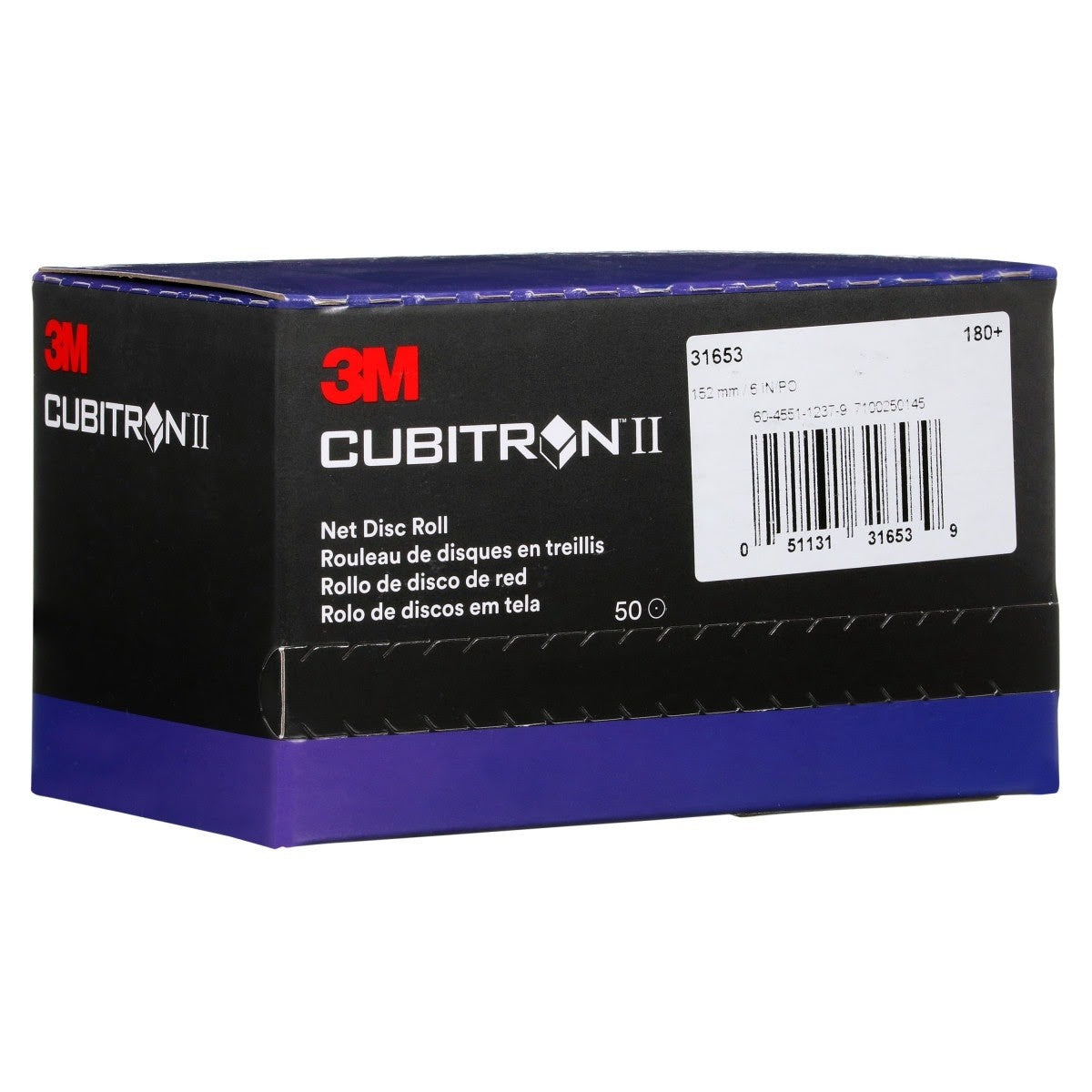3M 31653 Cubitron II Net Disc, 180+, 6 in (7100291683) (6 Pack) - 6