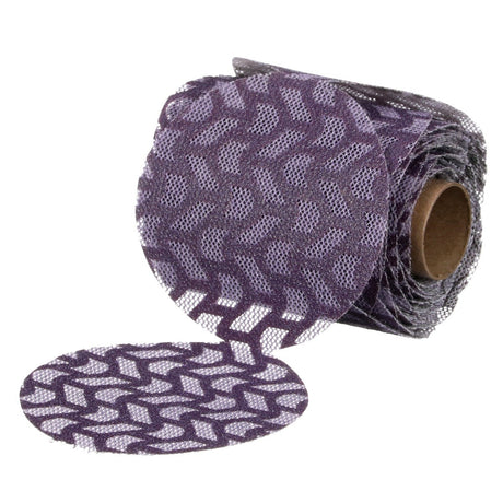 3M 710W Cubitron II Hookit Net Disc Roll, 3 in, 80+ Grit, Purple, 50 Discs per Roll (31679) (7100291693) (6 Pack)