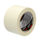 3M 101+ Value Masking Tape, Tan, 96 mm x 55 m, 5.1 mil (7100293679) (64 Pack)