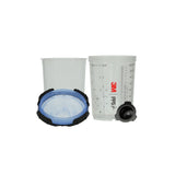 3M 26312 PPS Spray Cup System Kit, Midi, 13.5 fl oz, 125 Micron Filter (7100296772) - 4