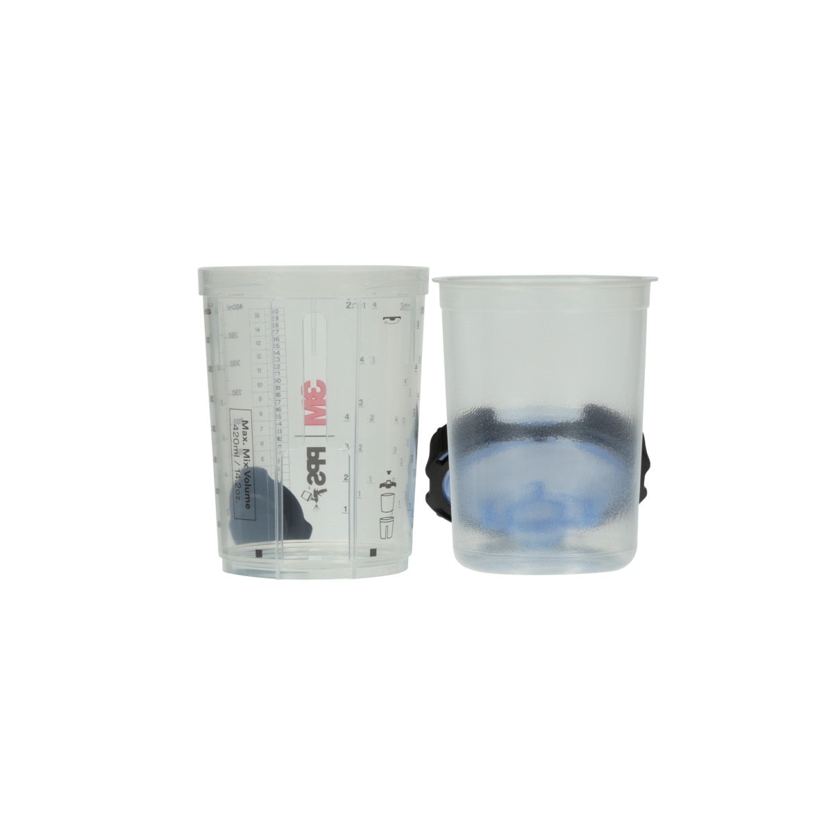 3M 26312 PPS Spray Cup System Kit, Midi, 13.5 fl oz, 125 Micron Filter (7100296772) - 7