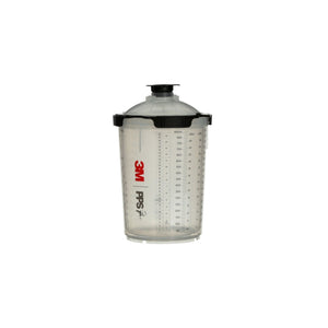 3M 26024 PPS Spray Cup System Kit, Large, 28 oz, 200 Micron Filter, 1 Hard Cup, 50 Lids, 50 Liners, 32 Sealing Plugs (7100297030)