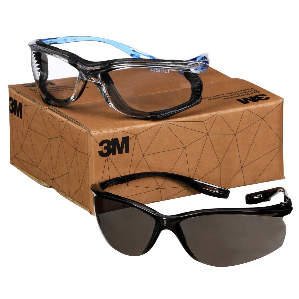 3M VCCS01-FM VCCS02 VCCS01-FM-02-PAK Virtua Protective Eyewear CCS Series Value Pack Anti-Fog Anti-Scratch ANSI Z87.1 Clear and Gray Lens (7100300233) (100 Pack) - 6