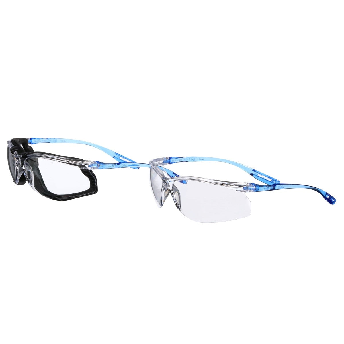 3M 43490 VCCS01-FM/VCCS01 Virtua Safety Glasses, CCS and Virtua Sport CCS, Anti-Fog, Anti-Scratch, Clear Lens, ANSI Z87, Corded Ear Plug Control System, Removable Foam Gasket (7100300574) (100 Pack) - 3