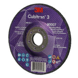 3M 90007 Cubitron 3 Depressed Center Grinding Wheel, 36+ Grit, Type 27, 5 in x 1/4 in x 7/8 in ANSI for Heavy-Duty Weld Grinding and Deburring (7100303967) (20 Pack) - 3