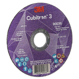 3M 90036 Cubitron Cut-Off Wheel, 36+, T1, Black, 4-1/2 in x 1/8 in x 7/8 in, ANSI (7100304006) (50 Pack) - 3