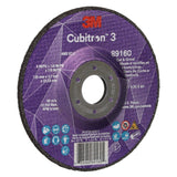 3M 89160 Cubitron Cut and Grind Wheel, 36+, T27, Black, 5 in x 1/8 in x 7/8 in, ANSI (7100305151) (20 Pack) - 4