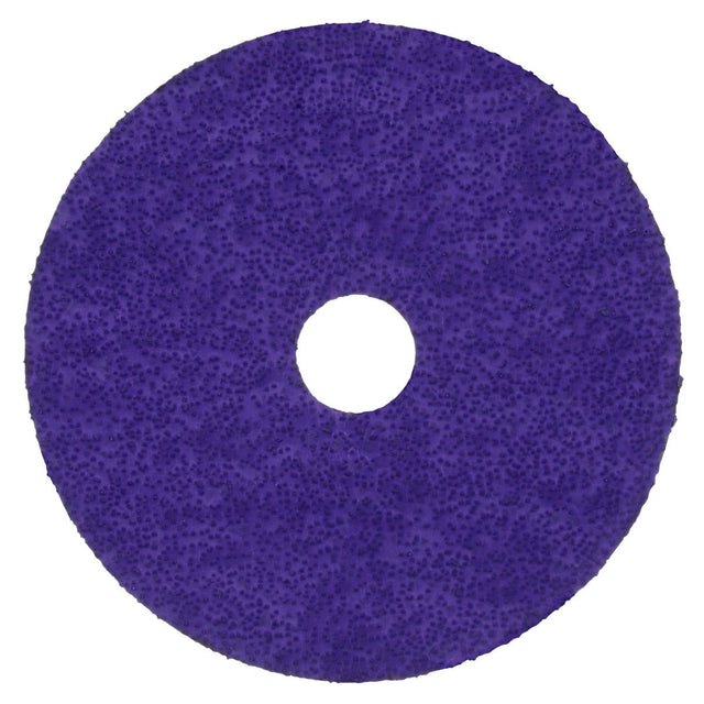3M 1187C Cubitron Fibre Disc 36+ Precision Shaped Ceramic Purple 5 in x 7/8 in Center Hole (7100308532) (100 Pack)