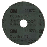3M 7100309788 Cubitron 3 Fibre Disc 1187C, 36+, 4-1/2 in x 7/8 in, Die 450E (25 Pack) - 2