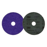 3M 7100309788 Cubitron 3 Fibre Disc 1187C, 36+, 4-1/2 in x 7/8 in, Die 450E (25 Pack) - 5