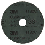 3M 1182C Cubitron Fibre Disc, 36+, Purple, 4 in x 5/8 in, Die 400FF (7100309791) (100 Pack) - 4