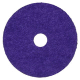 3M 1187C Cubitron Fibre Disc, 36+, Purple, 4 in x 5/8 in Center Hole, Precision Shaped Ceramic, Medium High Pressure Grinding, Weld Removal, Beveling (7100309792) (100 Pack)