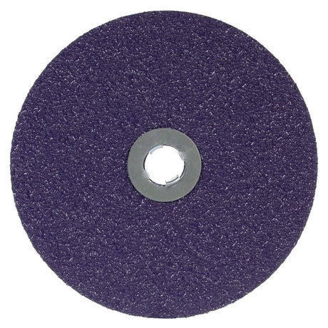 3M 1182C Cubitron Fibre Disc, GL Quick Change, 36 Plus, Purple, 7 in, Precision Shaped Ceramic for Mild or Carbon Steel Beveling Heavy Grinding Weld Removal (7100309796) (100 Pack)