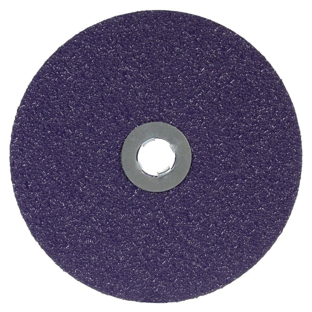 3M 1182C Cubitron Fibre Disc, GL Quick Change, 36 Plus, Purple, 7 in, Precision Shaped Ceramic for Mild or Carbon Steel Beveling Heavy Grinding Weld Removal (7100309796) (100 Pack)