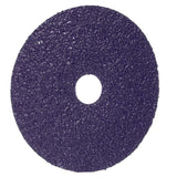3M 7100309799 Cubitron 3 Fibre Disc 1182C, 36+, 4-1/2 in x 7/8 in, Die 450E, Reduce Changeout, Increase Productivity, Use on Mild or Carbon Steel, for Beveling, Heavy Grinding, Weld Removal, Flame Cut Smoothing (25 Pack)