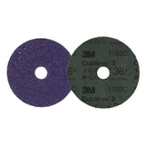3M 1182C Cubitron 3 Fibre Disc , 36+, 4-1/2 in x 7/8 in, Die 450E, Reduce Changeout, Increase Productivity, Use on Mild or Carbon Steel, for Beveling, Heavy Grinding, Weld Removal, Flame Cut Smoothing (7100309799) (25 Pack) - 2