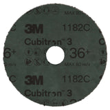 3M 1182C Cubitron 3 Fibre Disc , 36+, 6 in x 7/8 in, Die 600T, Reduce Changeout, Productivity, Use on Mild or Carbon Steel, for Beveling, Heavy Grinding, Weld Removal, Flame Cut Smoothing (7100309903) (25 Pack) - 3