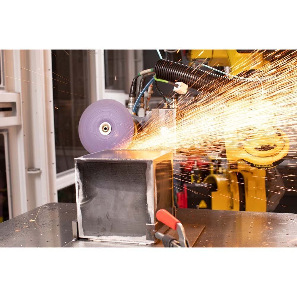 3M 7100309903 Cubitron 3 Fibre Disc 1182C, 36+, 6 in x 7/8 in, Die 600T, Reduce Changeout, Productivity, Use on Mild or Carbon Steel, for Beveling, Heavy Grinding, Weld Removal, Flame Cut Smoothing (25 Pack) - 6