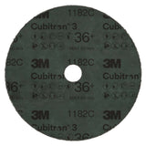 3M 1182C Cubitron 3 Fibre Disc , 36+, 7 in x 7/8 in, Die 700BB, Reduce Changeout, Productivity, Use on Mild or Carbon Steel, for Beveling, Heavy Grinding, Weld Removal, Flame Cut Smoothing (7100309904) (25 Pack) - 2