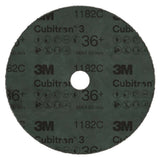 3M 1182C Cubitron 3 Fibre Disc , 36+, 7 in x 7/8 in, Die 700BB, Reduce Changeout, Productivity, Use on Mild or Carbon Steel, for Beveling, Heavy Grinding, Weld Removal, Flame Cut Smoothing (7100309904) (100 Pack) - 2