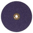 3M 1182C Cubitron Fibre Disc, TN Quick Change, Precision Shaped Ceramic, 36 Plus, Purple, 7 in, Die 700BB (7100310729) (100 Pack)