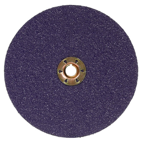 3M 1182C Cubitron Fibre Disc, TN Quick Change, Precision Shaped Ceramic, 36 Plus, Purple, 7 in, Die 700BB (7100310729) (100 Pack)