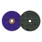 3M 1187C Cubitron 3 Fibre Disc , 36+, TN Quick Change, 5 in, Die 500P, Bag (7100310731) (100 Pack) - 3