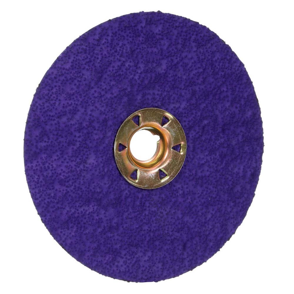 3M 7100310731 Cubitron 3 Fibre Disc 1187C, 36+, TN Quick Change, 5 in, Die 500P, Bag (25 Pack) - 4